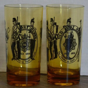 Vtg Old Fort Henry  Glasses